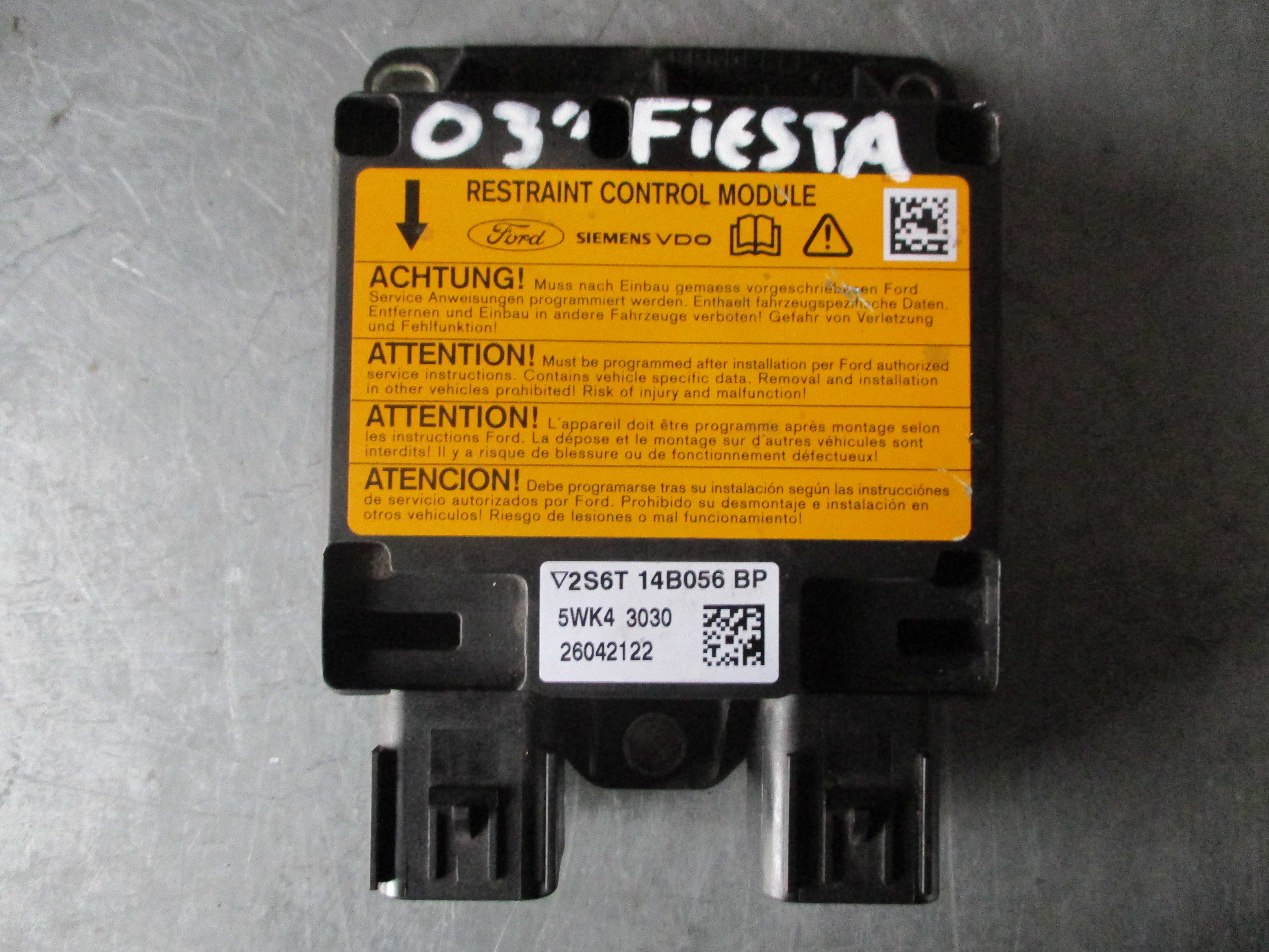 Aερόσακοι (2S6T14B056BP) (SWK43030) (26042122) Ford Fiesta ’03