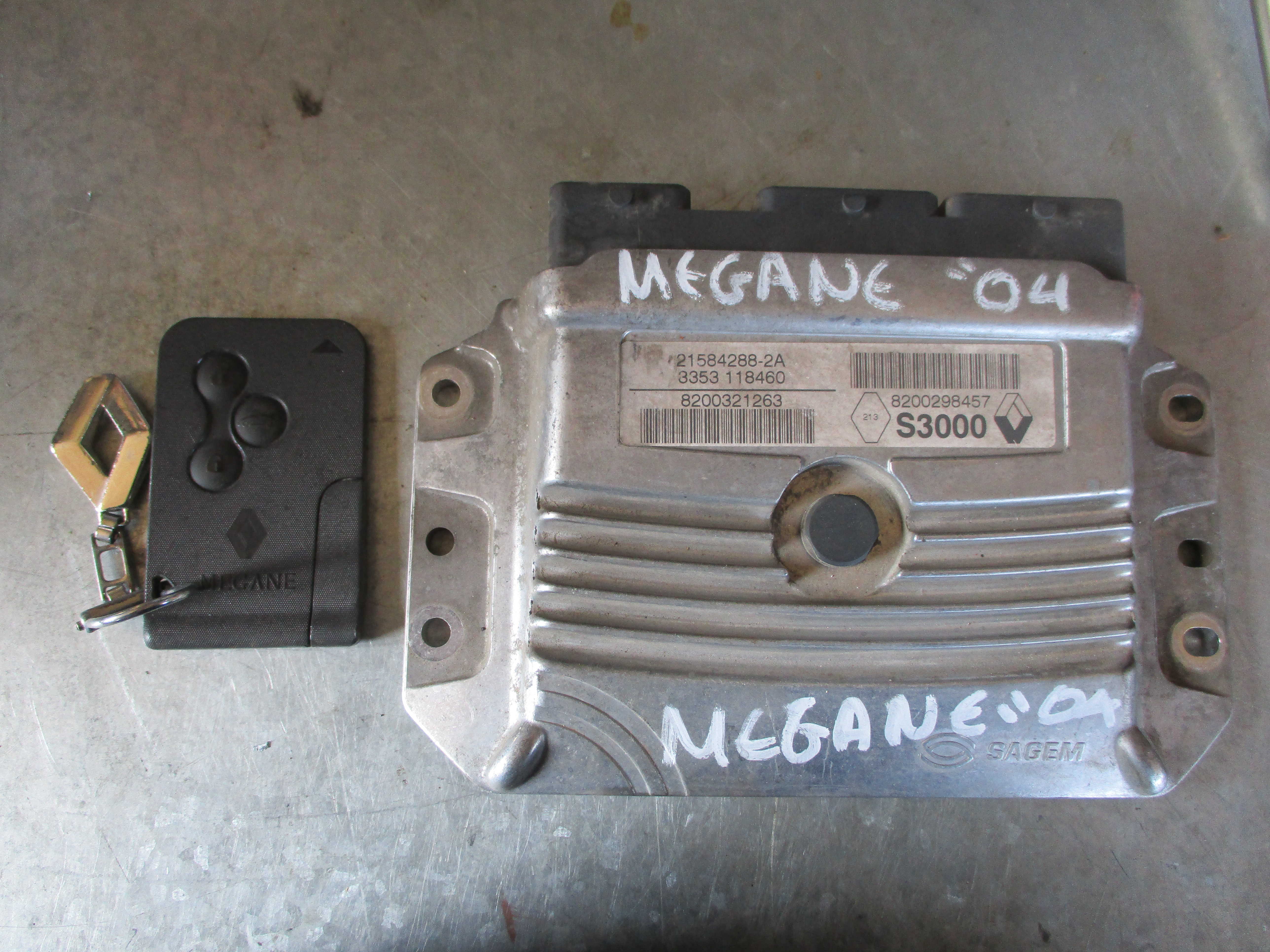 Εγκέφαλος Κινητήρα Σετ ( 8200321263 , 8200298457 ) Renault Megane ’04 Προσφορά.
