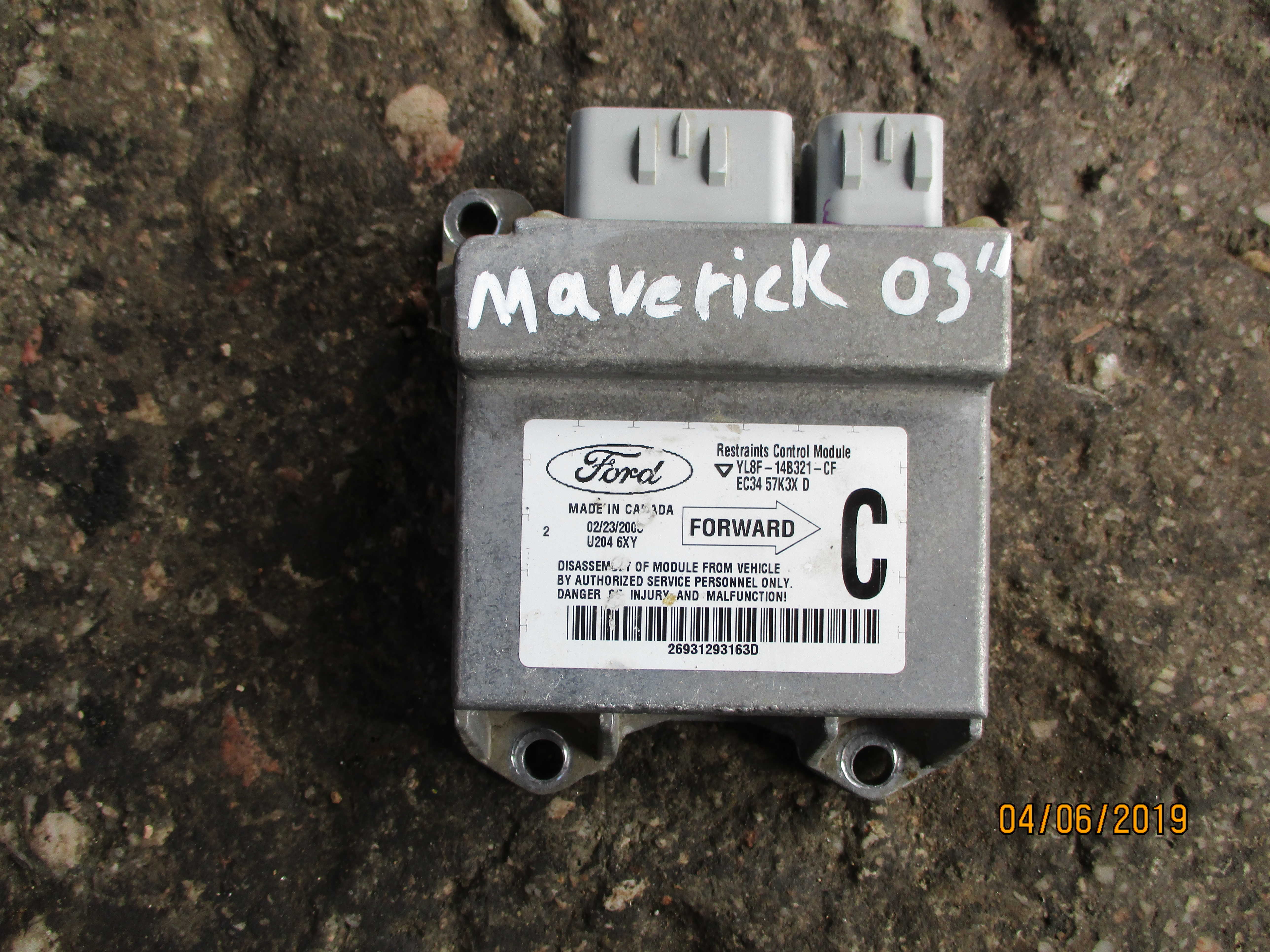 Αερόσακοι Σετ Κομπλέ ( YL8F14B321CF ) Ford Maverick ’03 Προσφορά.