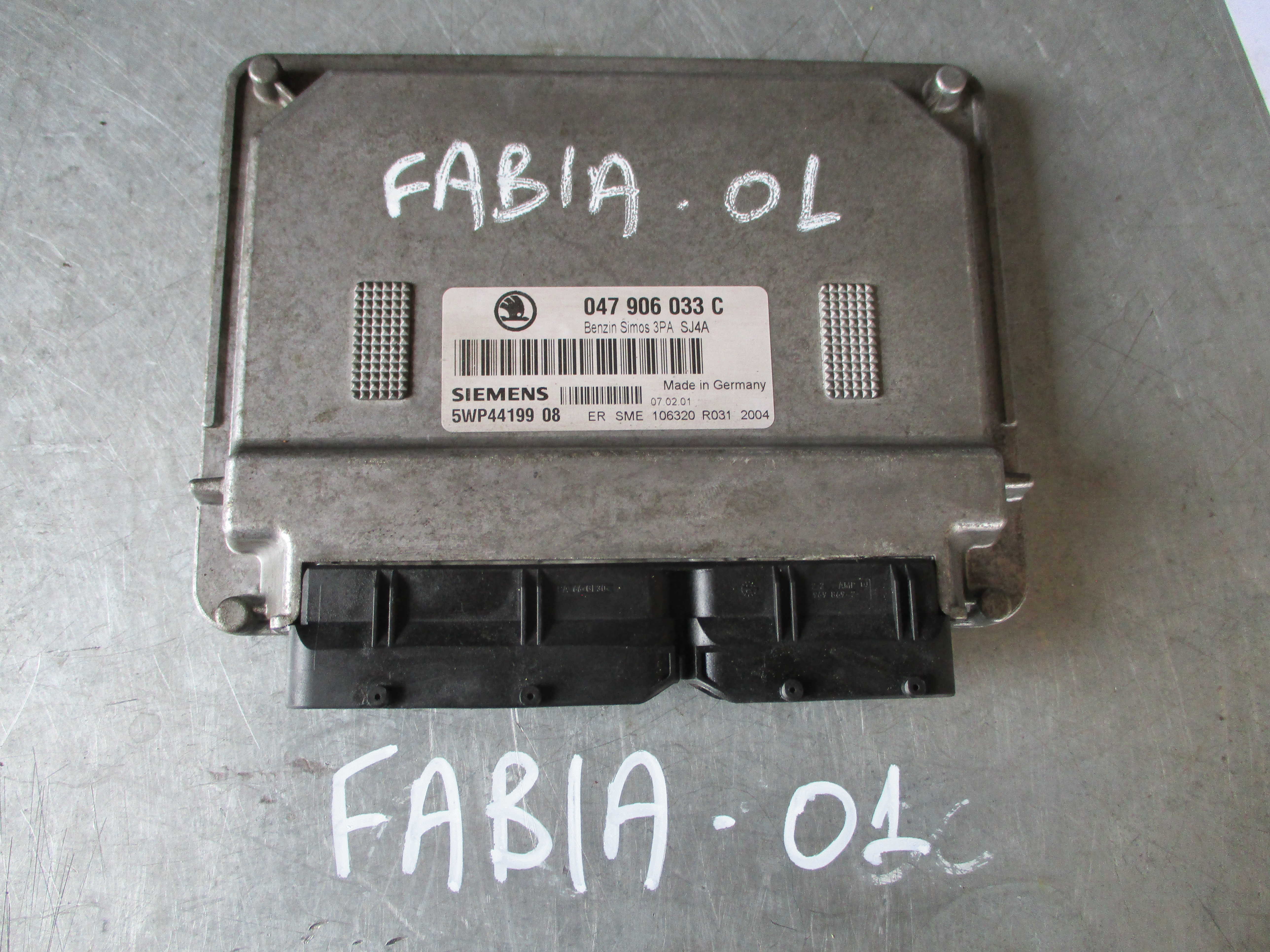Εγκέφαλος Κινητήρα Σετ ( 5WP4419908 , 047906033C ) Skoda Fabia ’01 Προσφορά.