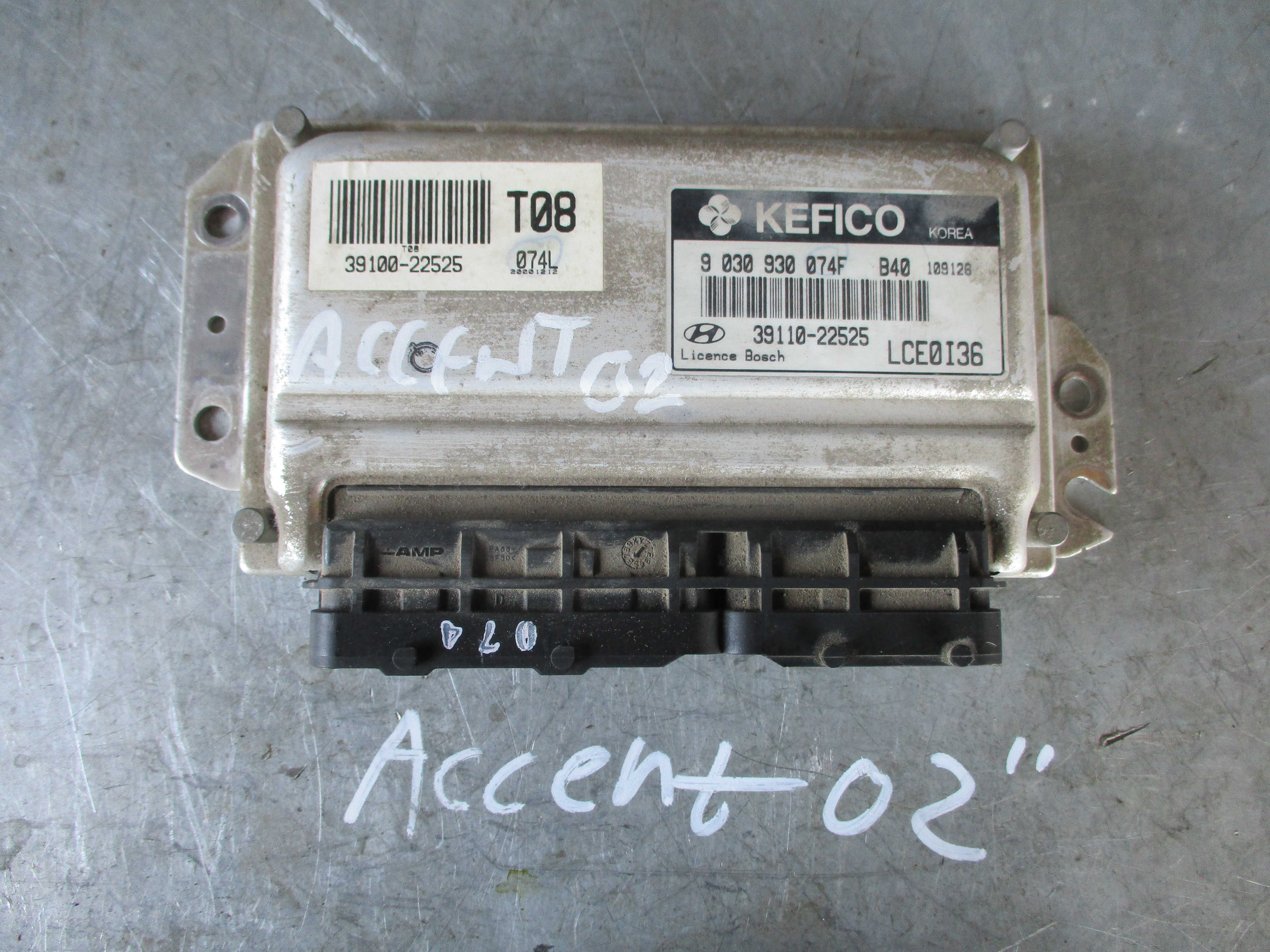 Εγκέφαλος Κινητήρα Σετ ( 9030930074F , 39110-22525 , 39100-22525 ) Hyundai Accent ’03 Προσφορά.
