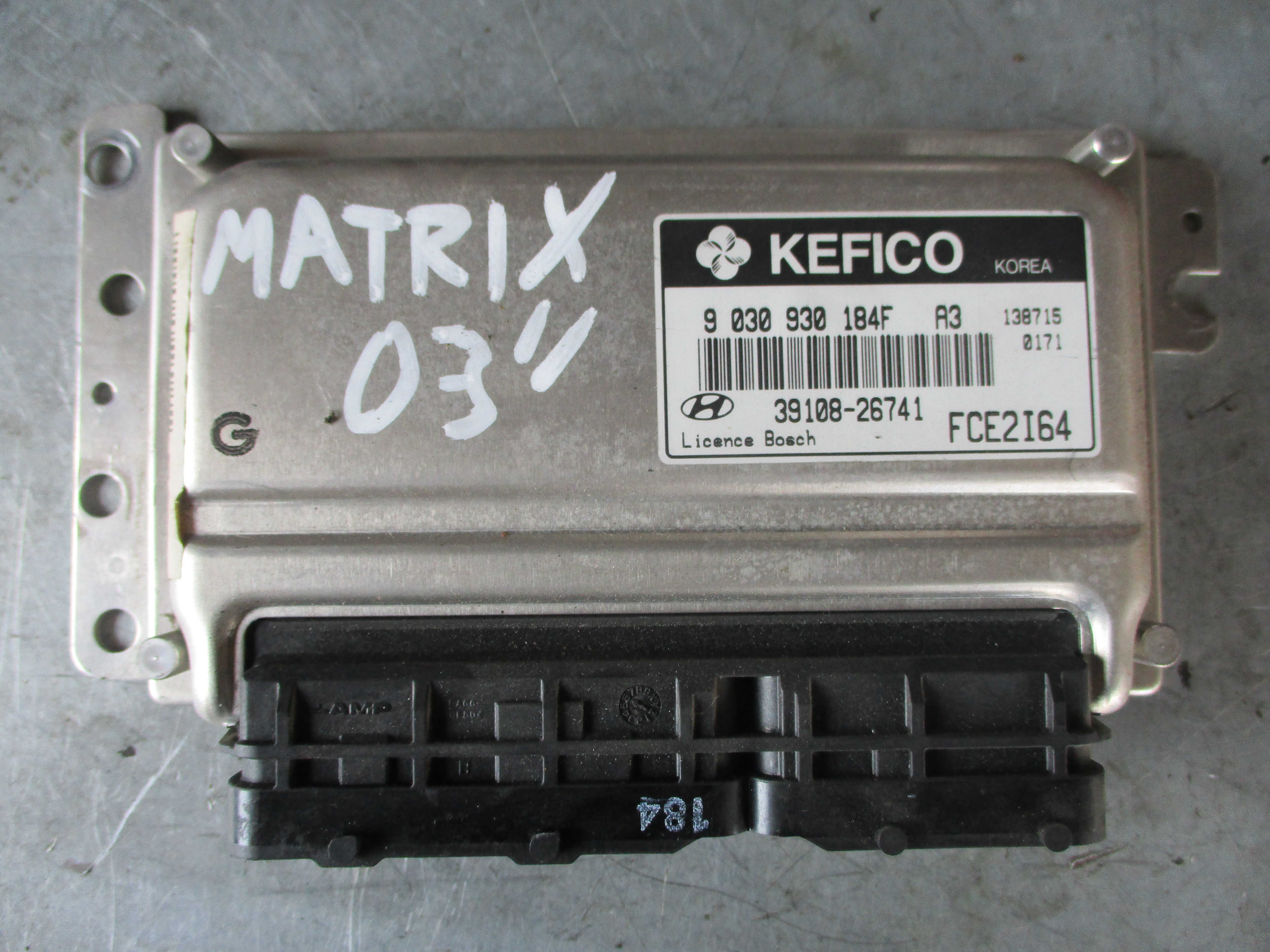 Εγκέφαλος Κινητήρα Σετ ( 9030930184F , 39108-26741 ) Hyundai Matrix ’03 Προσφορά.