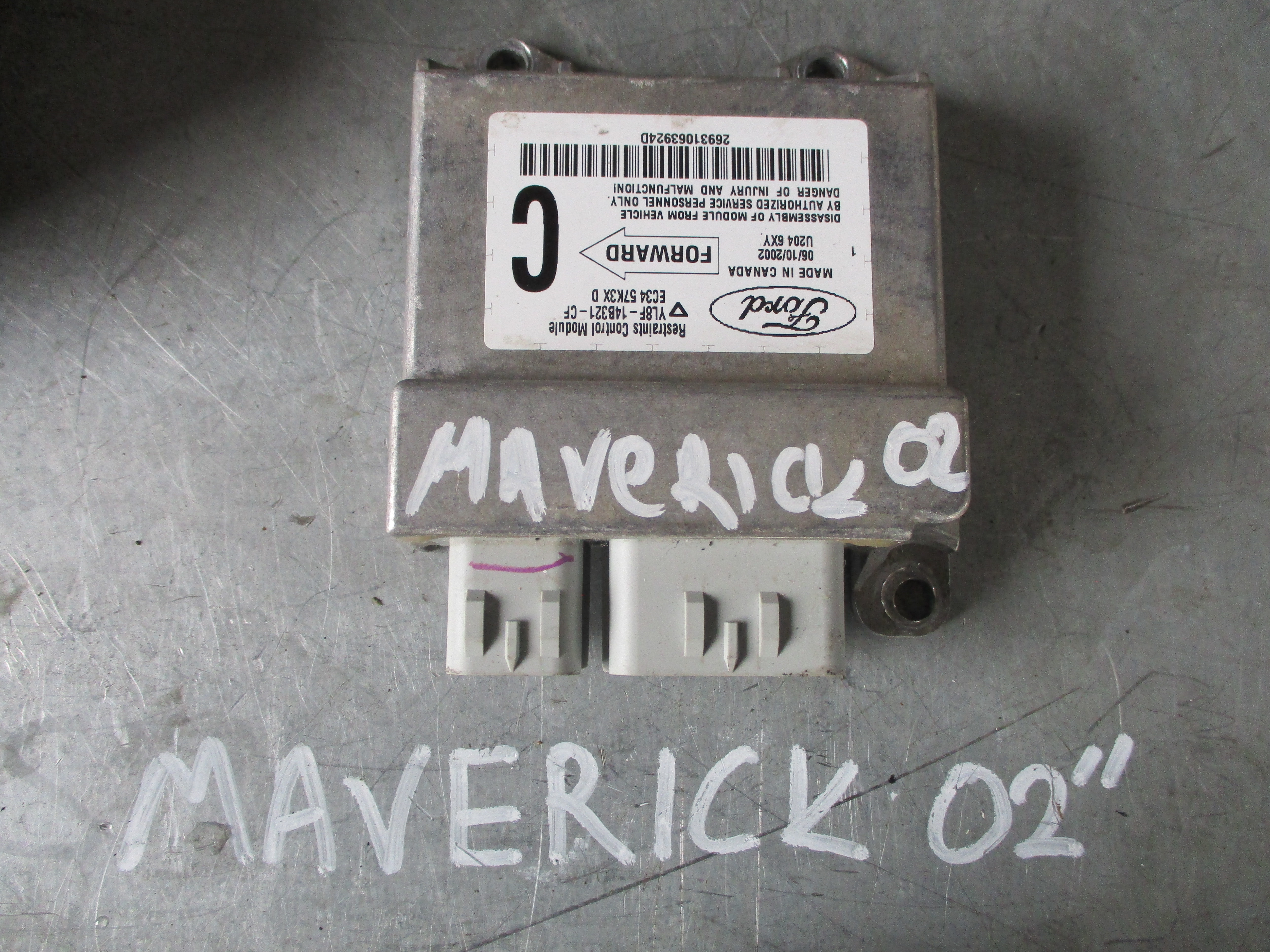 Εγκέφαλος Αερόσακων ( YL8F14B321CF ) Ford Maverick ’02 Προσφορά.