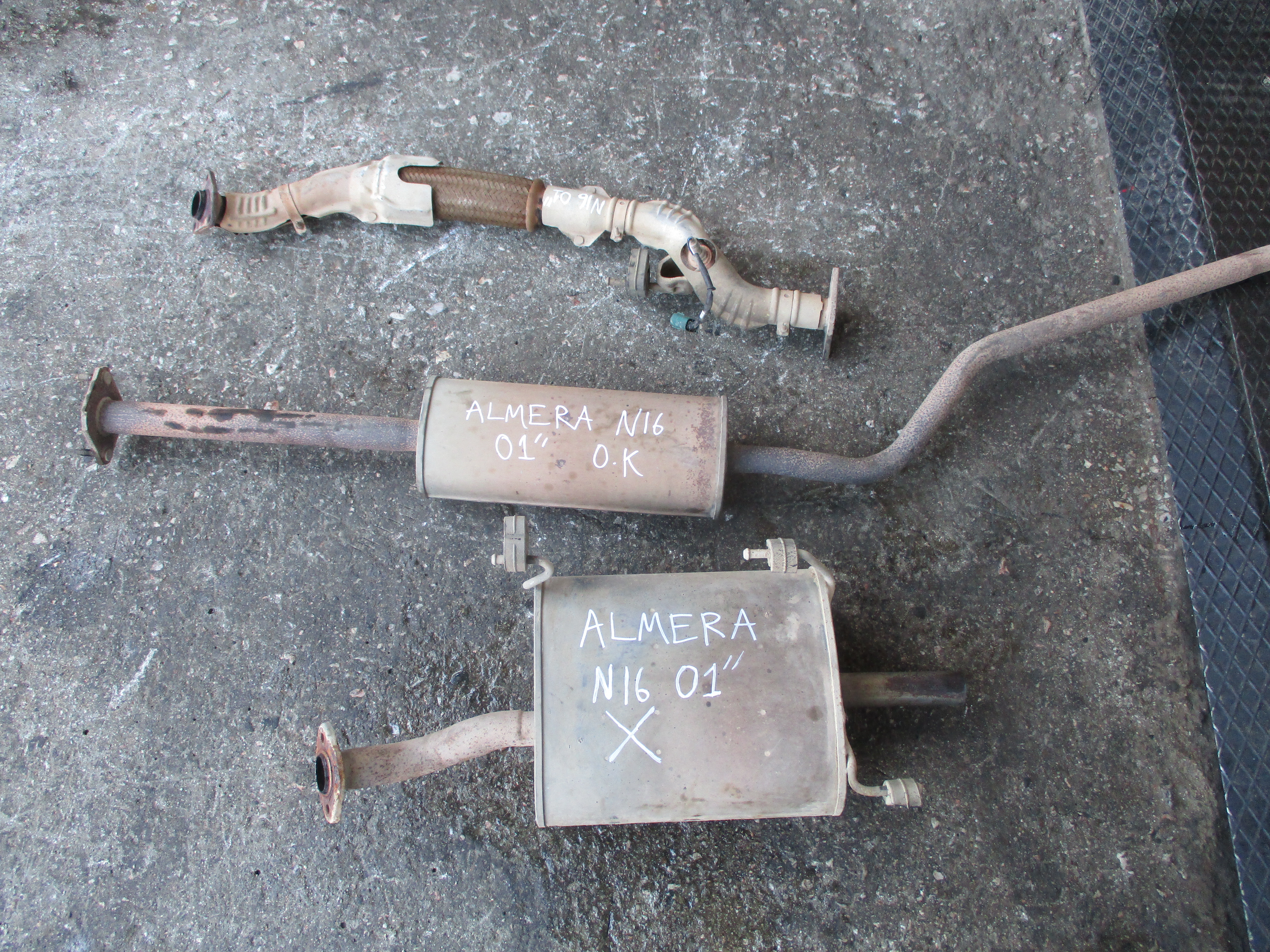 Εξάτμιση Σέτ Nissan Almera N16 ’01