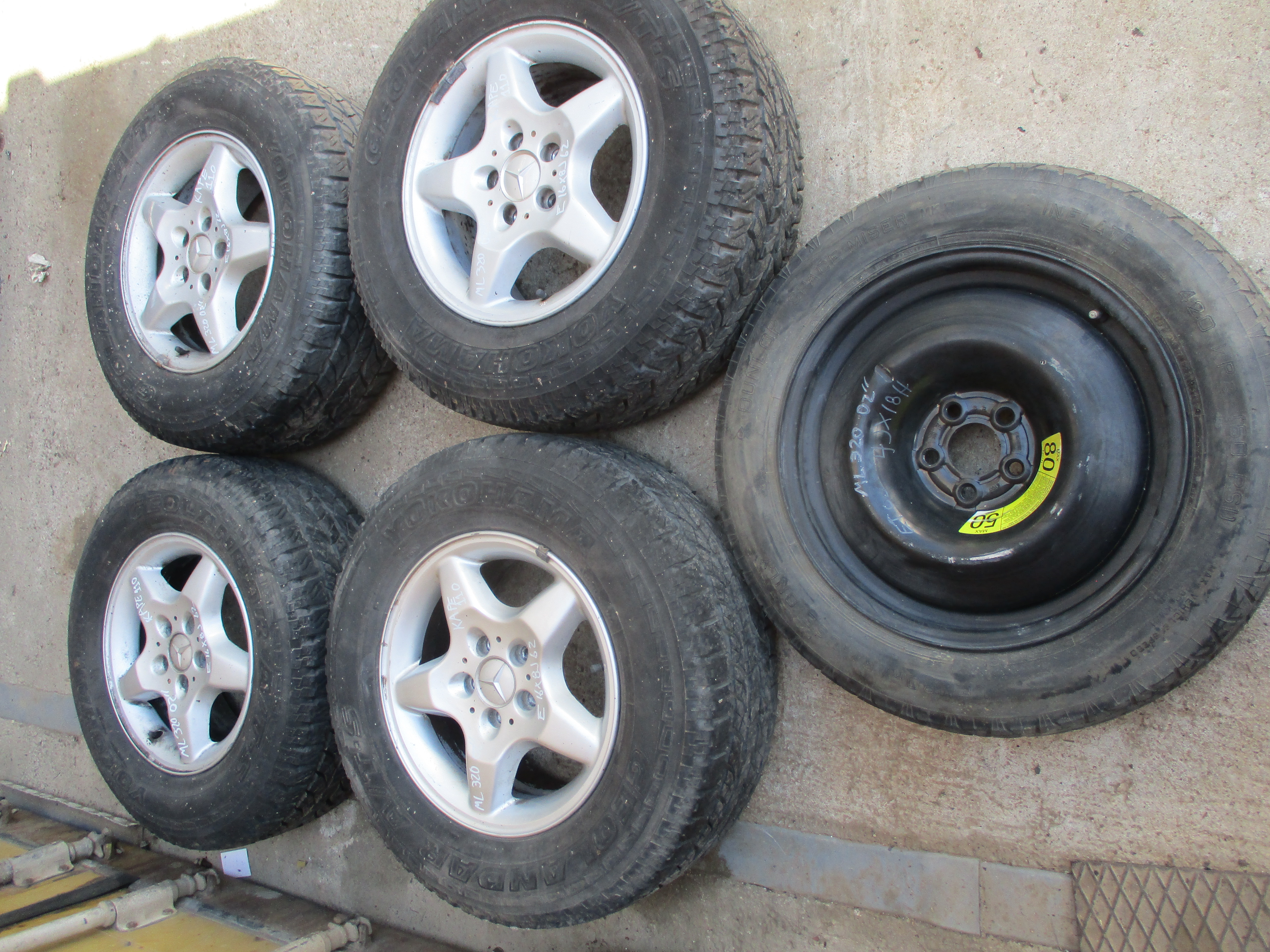 Ζαντολάστιχα Αλουμινίου Mercedes ML 320 ’02 Προσφορά.