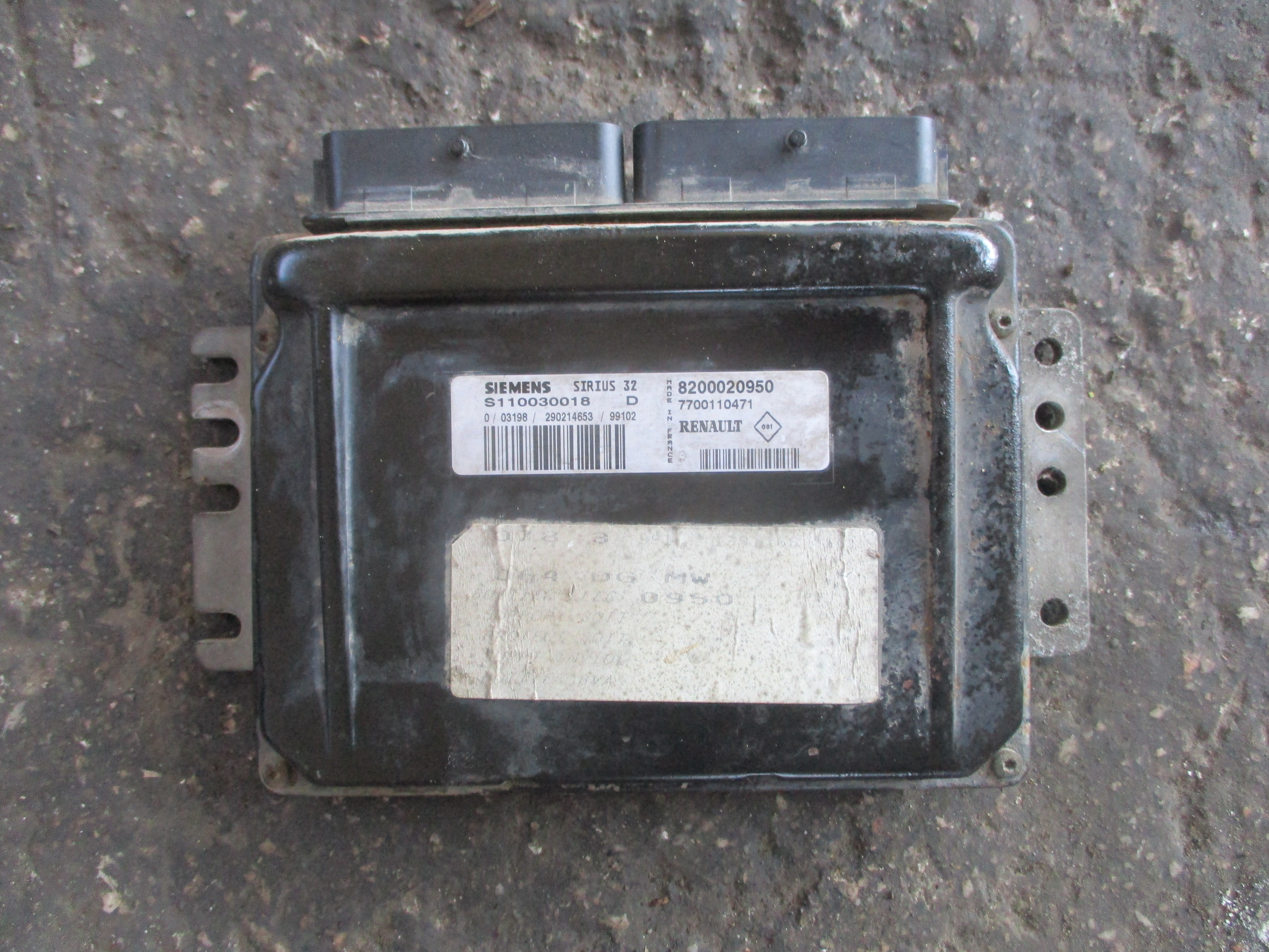 Εγκέφαλος Κινητήρα Σετ ( 8200020950, 7700110471 , S110030018 ) Renault Scenic ’99 Προσφορά.