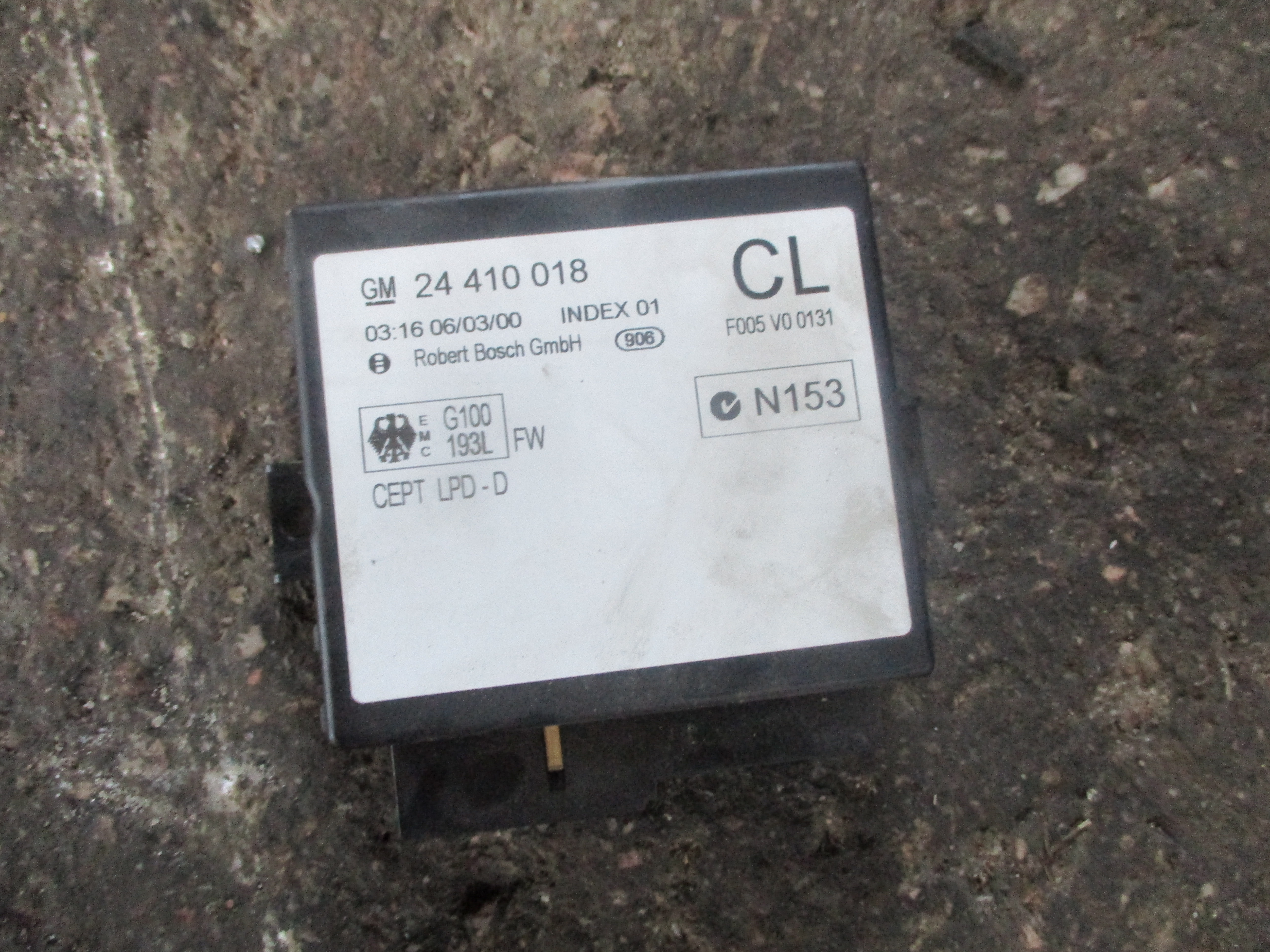 Εγκέφαλος Κεντρικού Κλειδώματος Opel Astra G ’01 ( 24410018 ) Προσφορά.