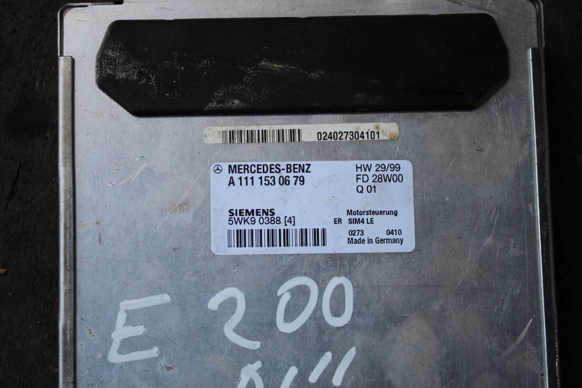 Εγκέφαλος Κινητήρα Σετ ( A1111530679 , 5WK90388 ) Mercedes C200 W203 ’06 Προσφορά.