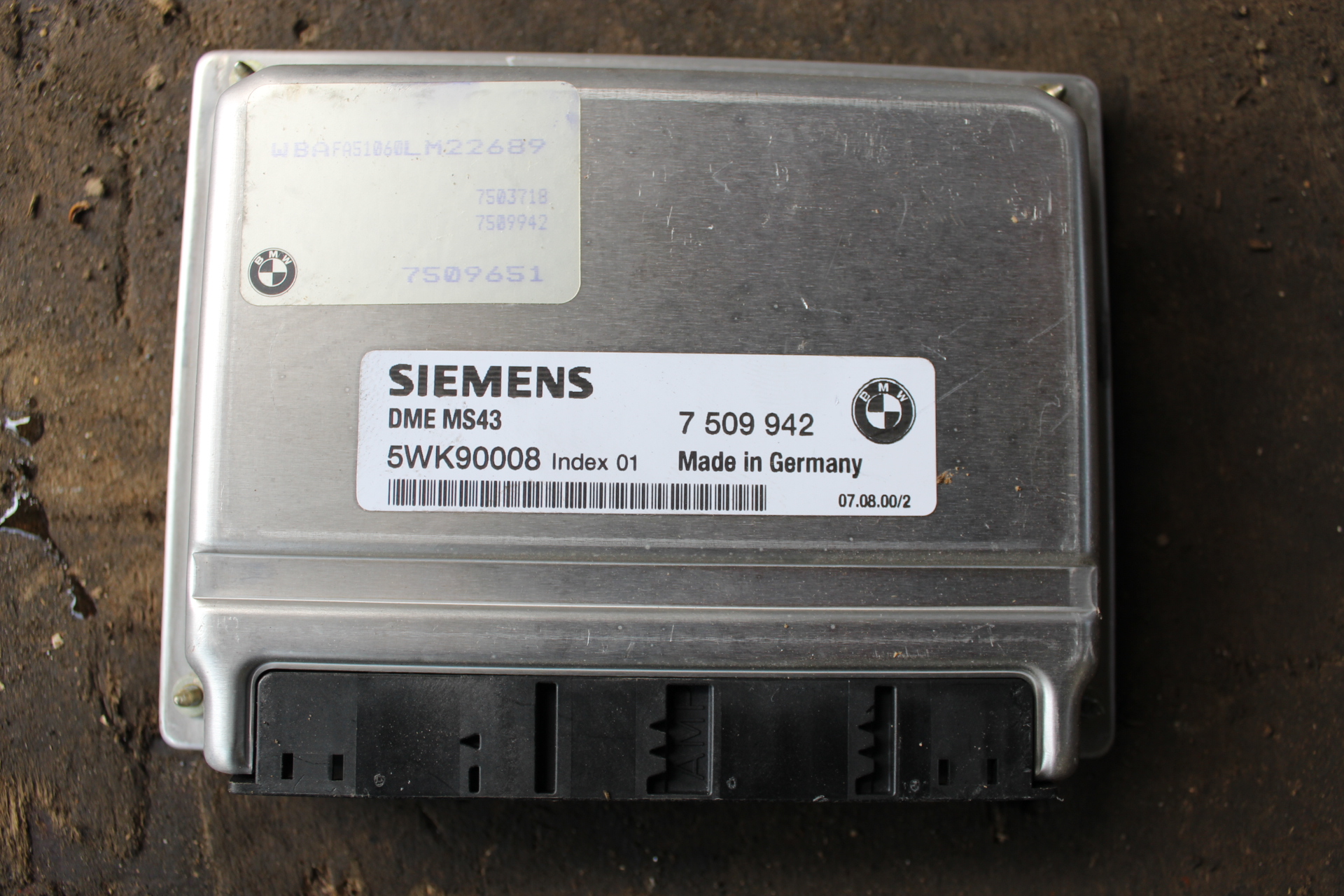 Εγκέφαλος Κινητήρα Σετ ( 7509942 , 5WK90008 ) BMW X5 ’01 Προσφορά.