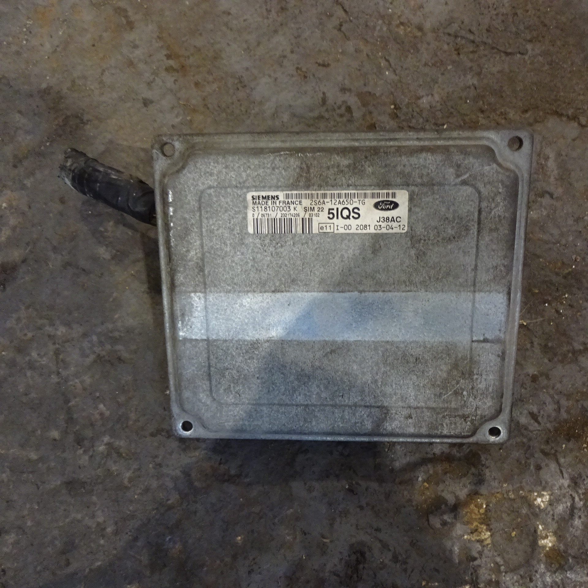 Εγκέφαλος Κινητήρα Σετ ( 2S6A-12A650-TG ) Ford Fusion ’05 Σούπερ Προσφορά Μήνα