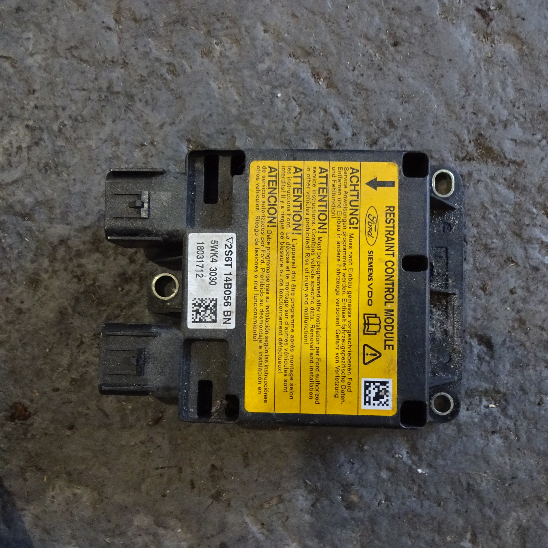Αερόσακοι Σετ Κομπλέ ( 5WK43030 , 2S6T14B056BN ) Ford Fusion ’05 Σούπερ Προσφορά Μήνα