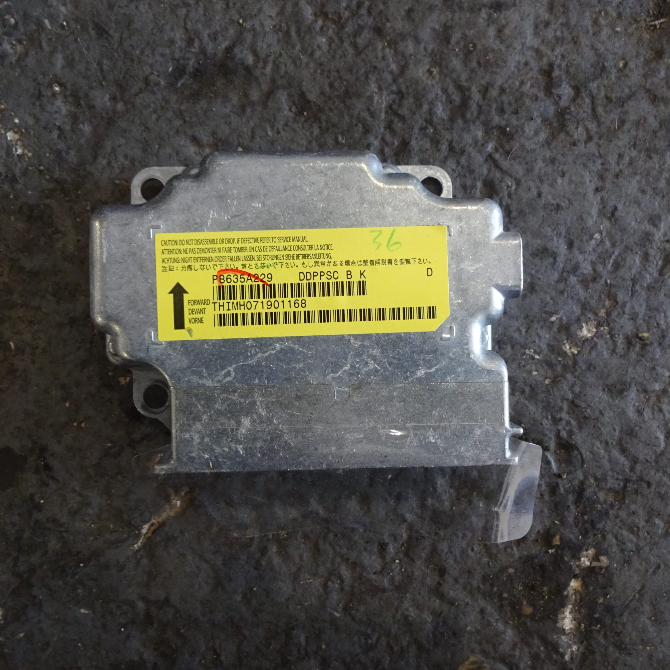 Εγκέφαλος Αερόσακων ( P8635A229 ) Mitsubishi Lancer ’08 Προσφορά.