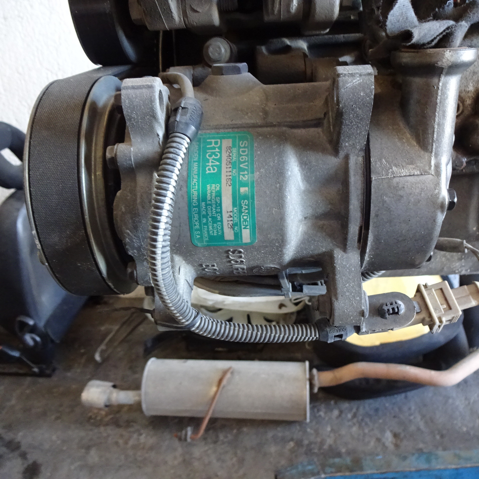 Κομπρεσέρ Aircodition ( Sanden 1412F ) Peugeot 206cc ’03 Σούπερ Προσφορά Μήνα