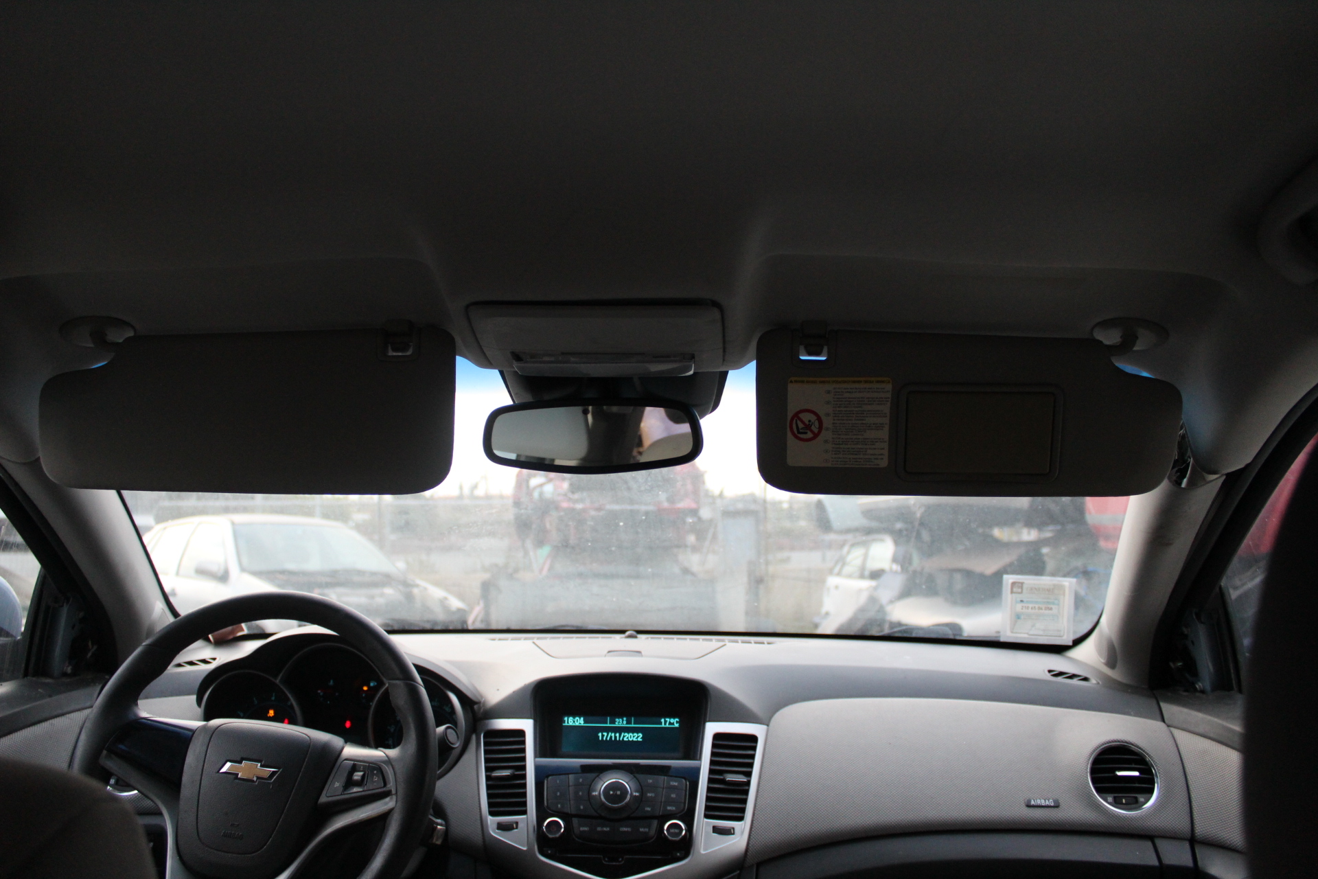 Ταπετσαρία Ουρανού Chevrolet Cruze ’09