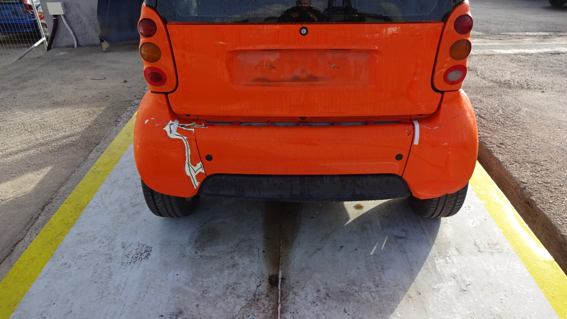 Προφυλακτήρας Πίσω Μεσαίο Κομμάτι Smart ForTwo ’05
