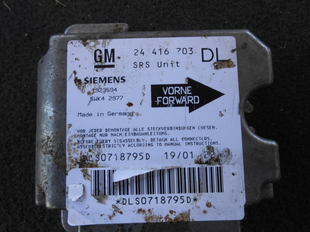 Εγκέφαλος Αερόσακου (24416703) Opel Astra G ’00