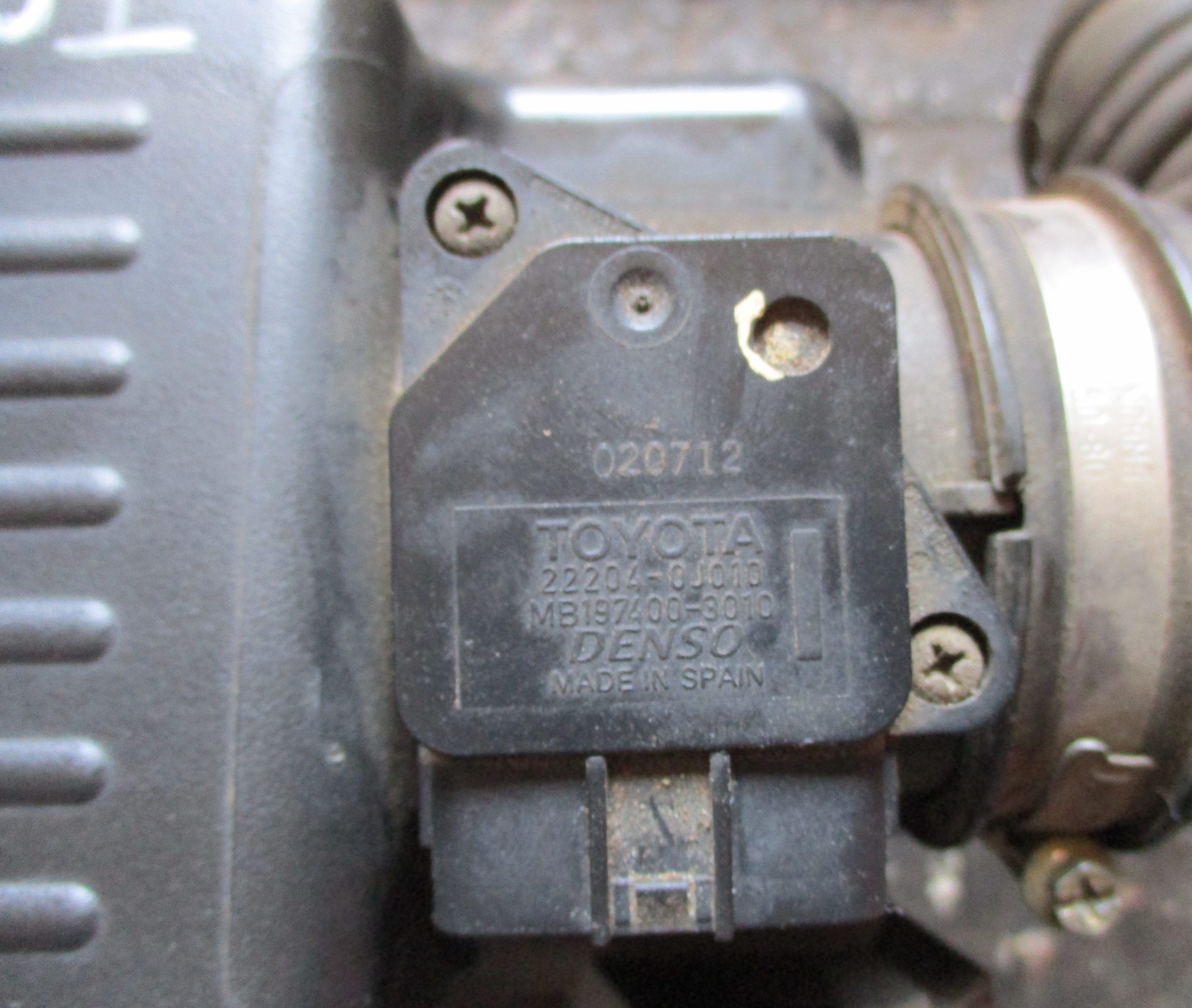 Μετρητής Μάζας Αέρα (22204-0J010) Toyota Corolla ’05