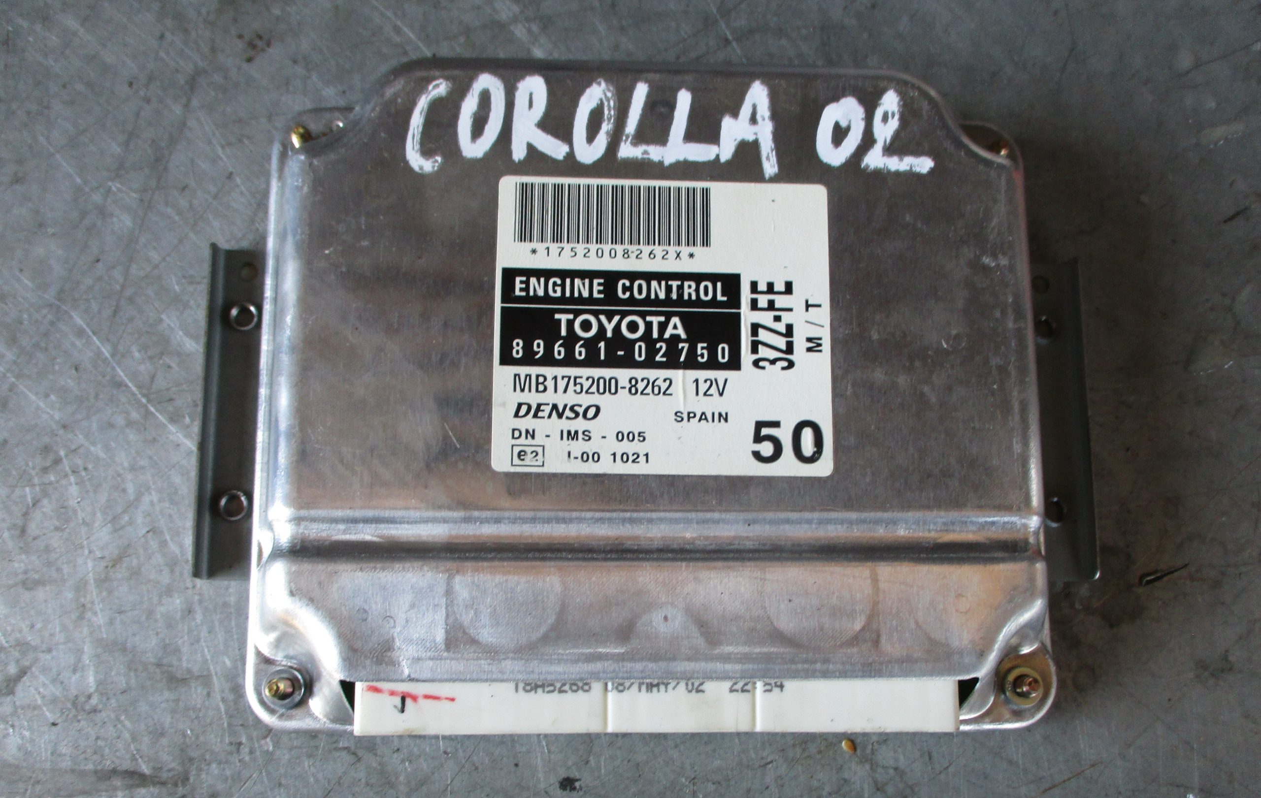 Εγκέφαλος Κινητήρα Σετ (89661-02750) Toyota Corolla ’05