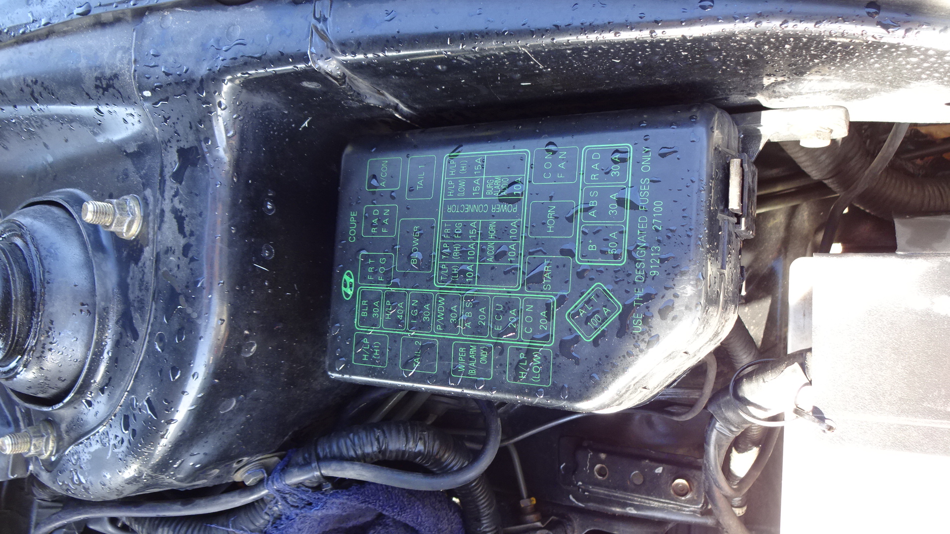 Ασφαλειοθήκη Hyundai Coupe ’98