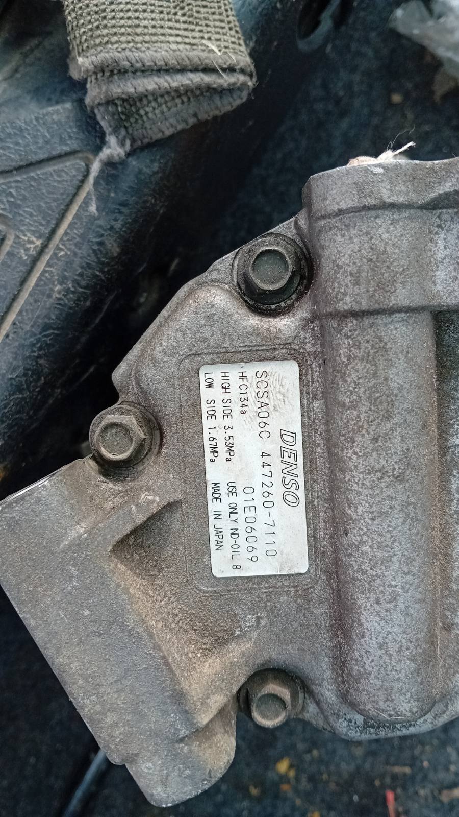 Κομπρεσέρ Aircodition (SCSA06C, 447260-7110) Toyota Corolla Verso ’03 Προσφορά