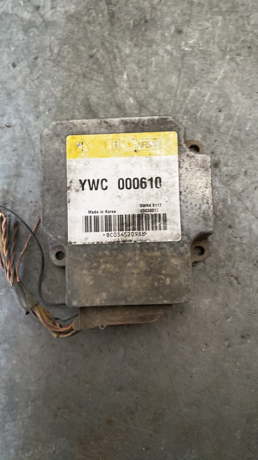 Εγκέφαλος Αερόσακων ( YWC000610 ) Land Rover Freelander ’02 Προσφορά