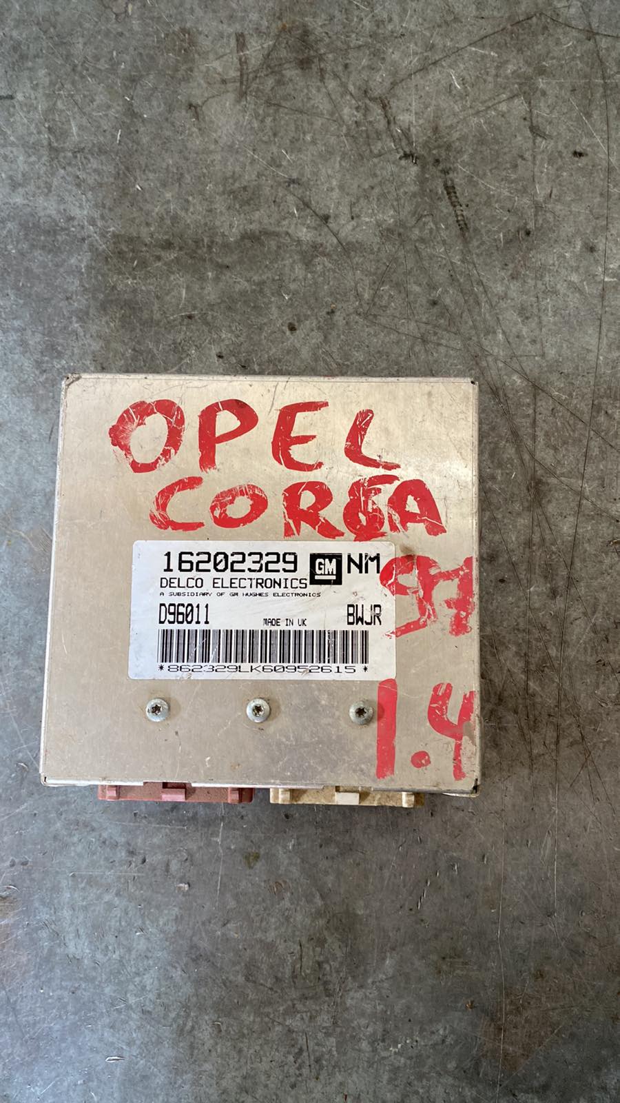 Εγκέφαλος Κινητήρα ( 16202329 ) Opel Corsa ’97 Προσφορά