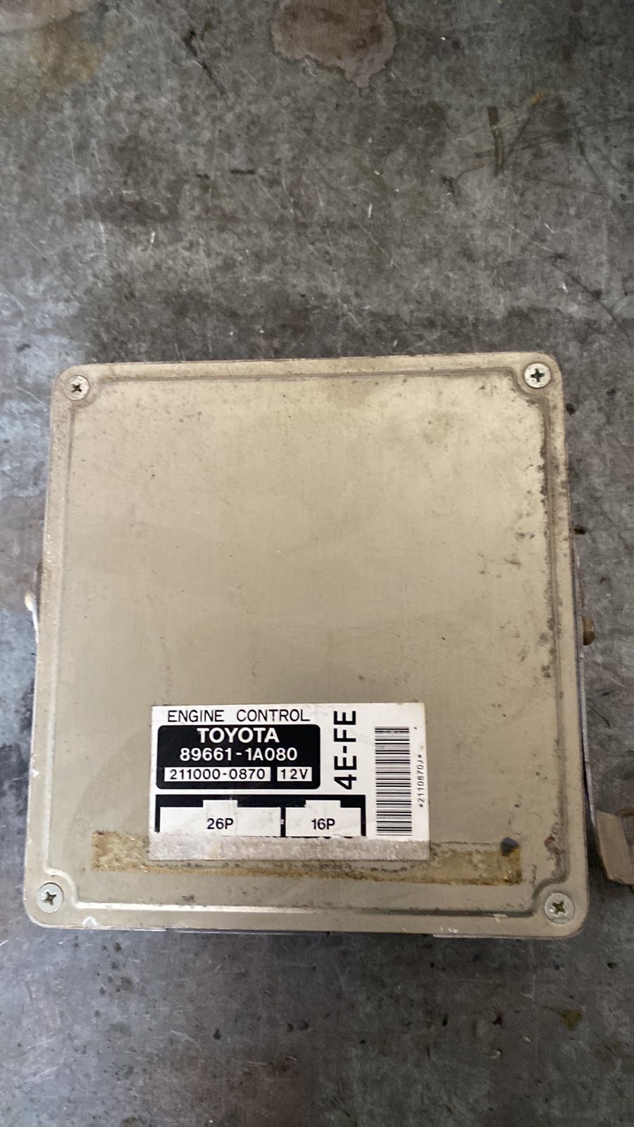 Εγκέφαλος Κινητήρα ( 896611Α080 ) Toyota Corolla ’94 Προσφορά